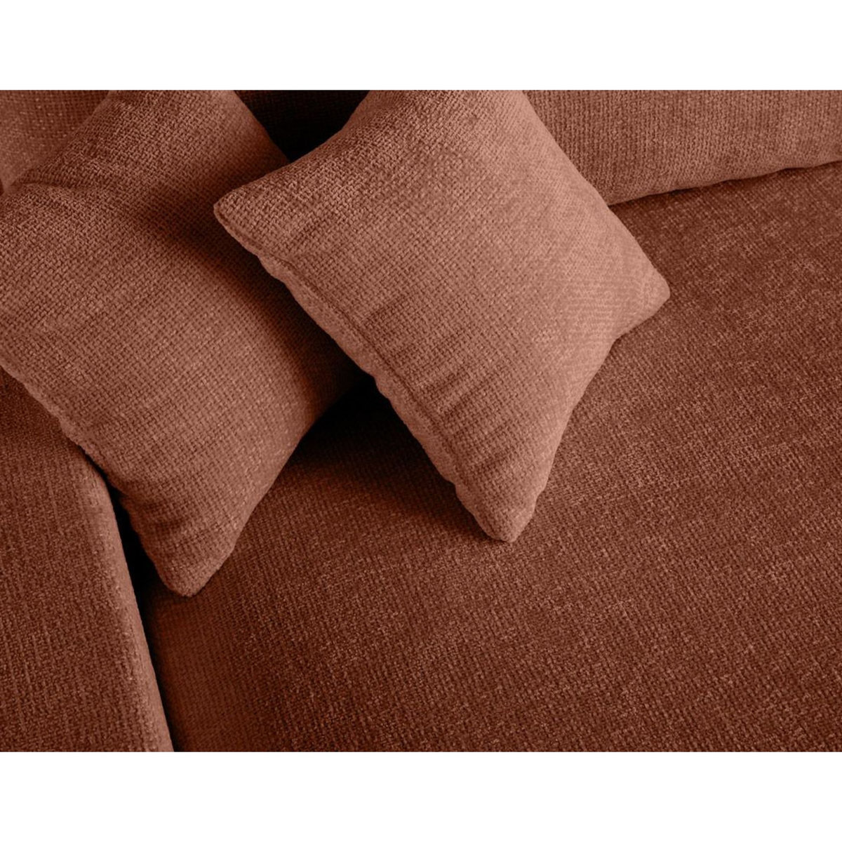 LISA DESIGN Pivoine - canapé panoramique en u - 7 places - convertible avec coffre - en velours texturé