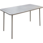 Habitat et Jardin Table jardin en métal  Bilbao  - 180 x 90 x 71 cm - Taupe