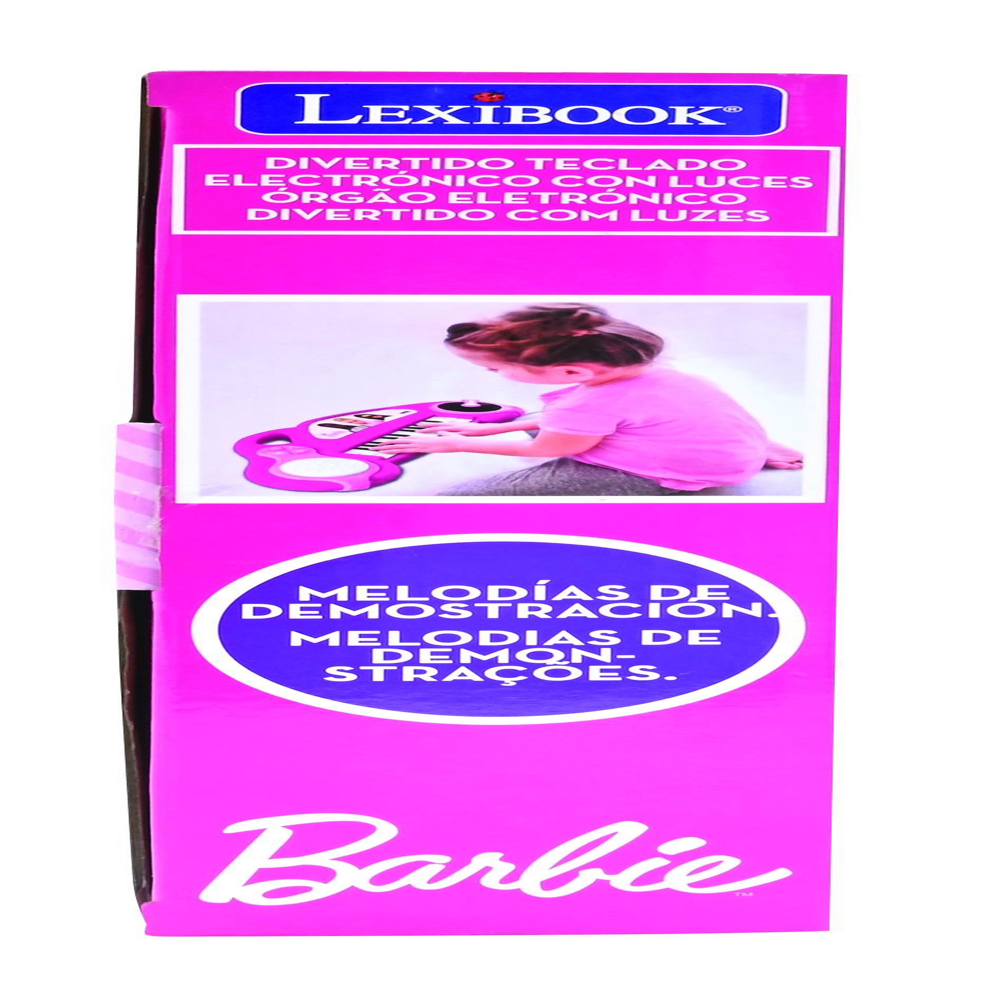 Voir la diapositive 6 : Lexibook Piano électronique Barbie avec effets lumineux et microphone
