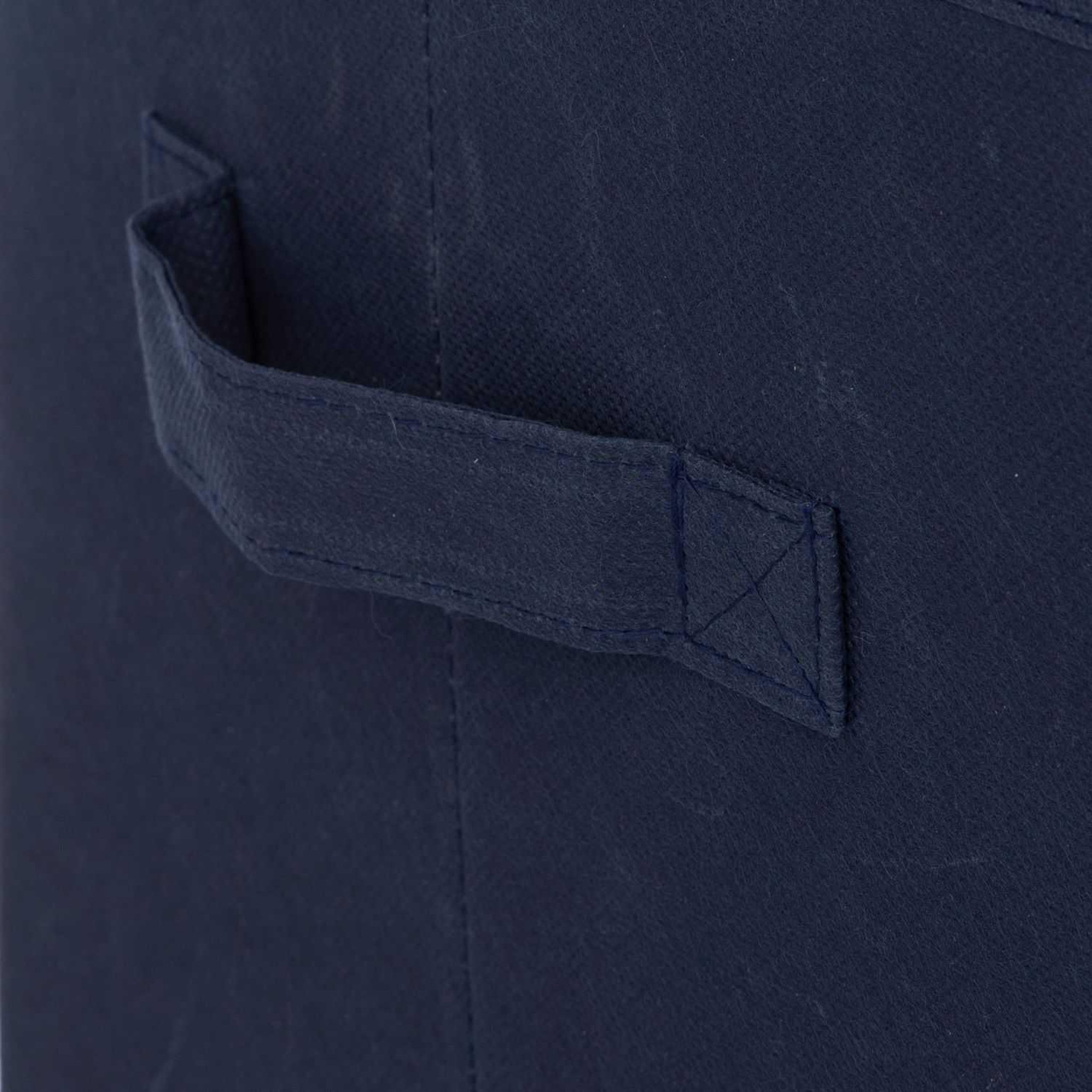Voir la diapositive 4 : Atmosphera Kids Lot de 2 boites de rangement Espace en tissu - 29x29x29cm - Bleu