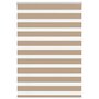 Voir la diapositive 1 : VIDAXL Store zebre marron sable largeur du tissu 110,9 cm polyester