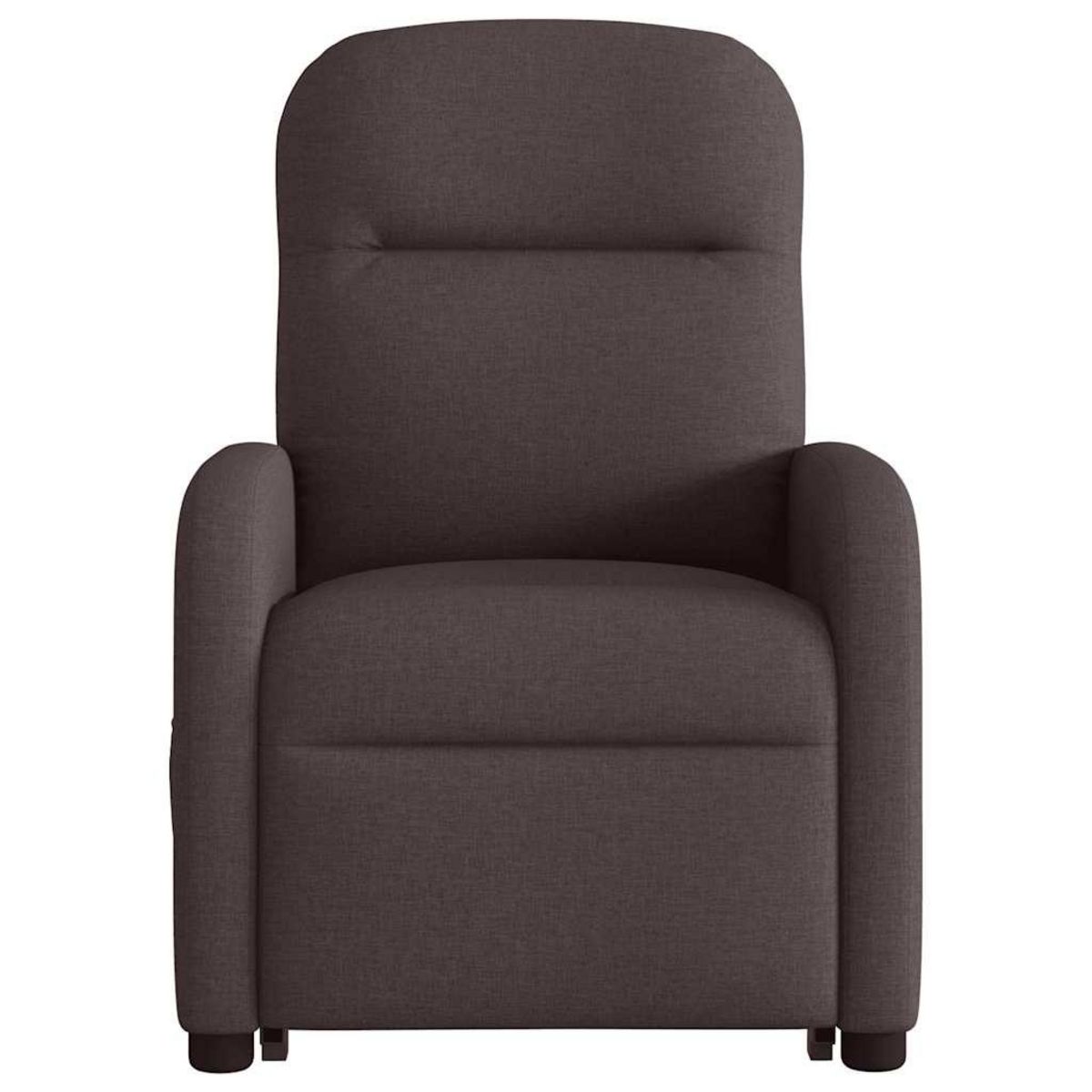 VIDAXL Fauteuil inclinable marron fonce tissu