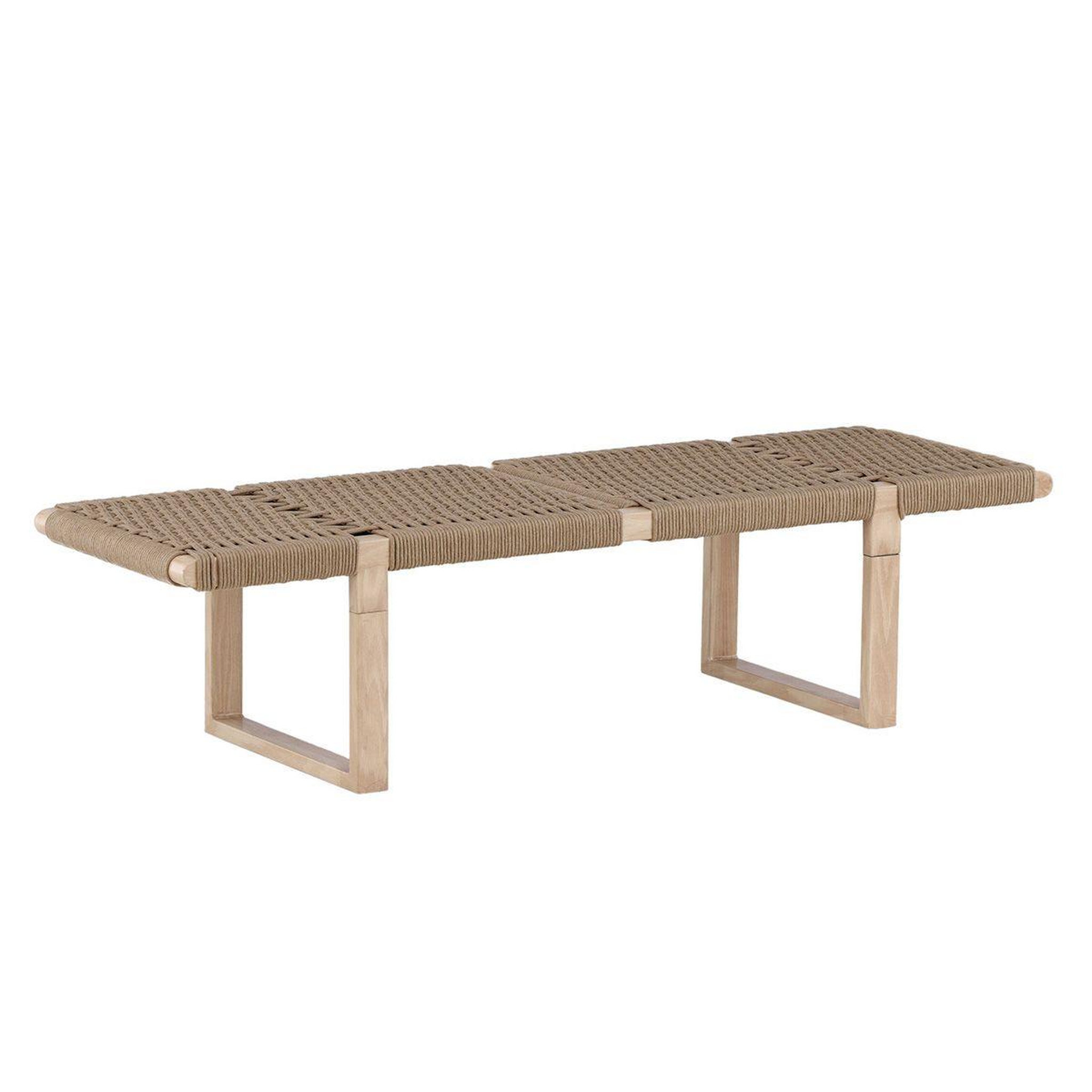 Paris Prix Banc design en rotin  angon  140cm naturel