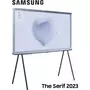 Samsung TV QLED The Serif TQ55LS01B Bleu