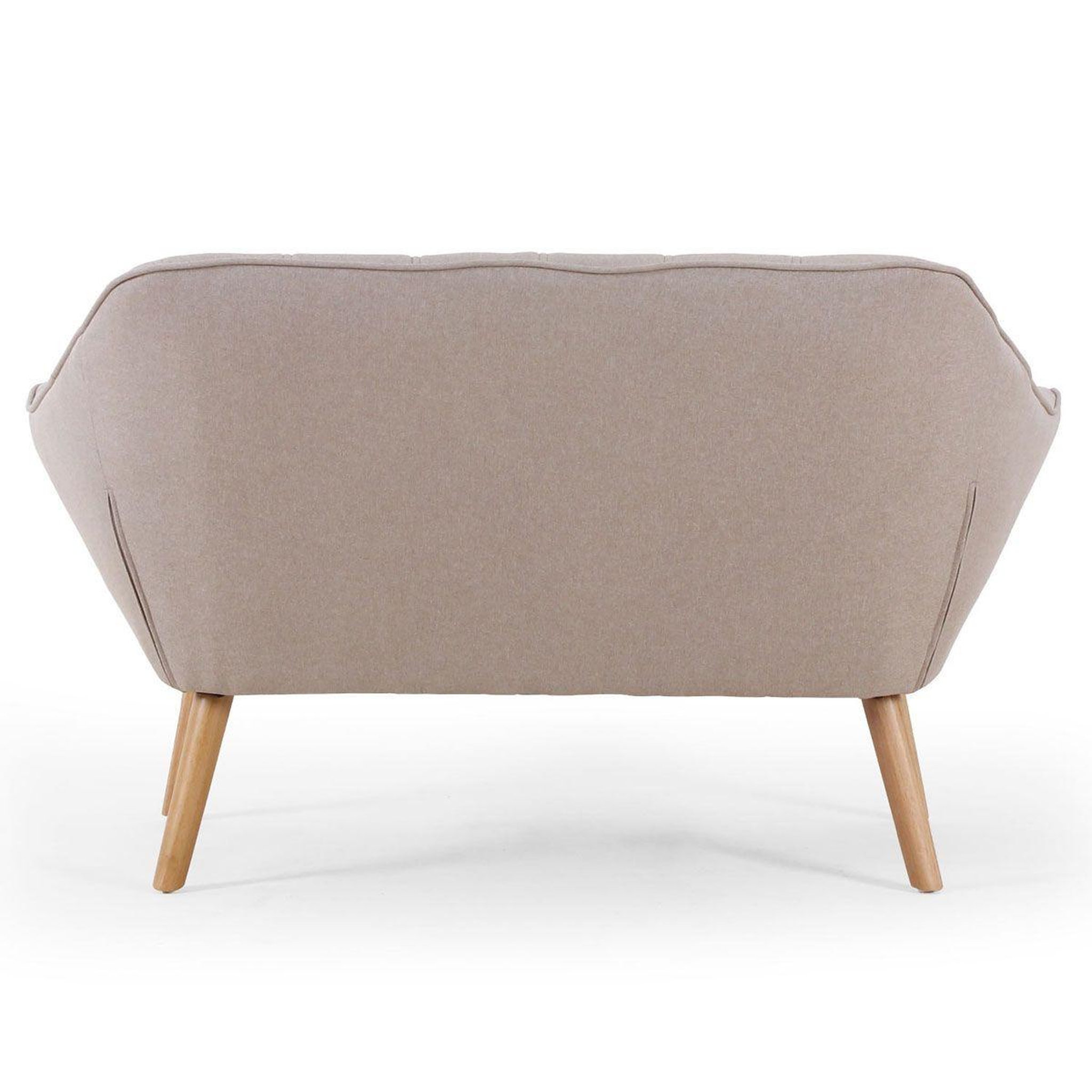 Voir la diapositive 4 : Paris Prix Canapé 2 places scandinave  taone  128cm beige