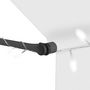 Voir la diapositive 5 : VIDAXL Auvent manuel retractable avec LED 400 cm Creme