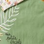 Voir la diapositive 4 : Petit Béguin Housse de couette enfant + taie d'oreiller en flanelle Dumbea
