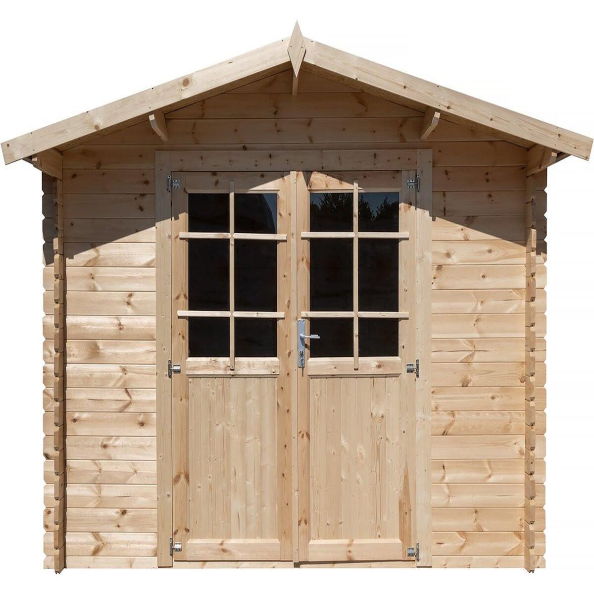 Habitat et Jardin Abri de jardin bois 9.4 m²  Lys  - 320 x 298 x 225 cm - 28 mm