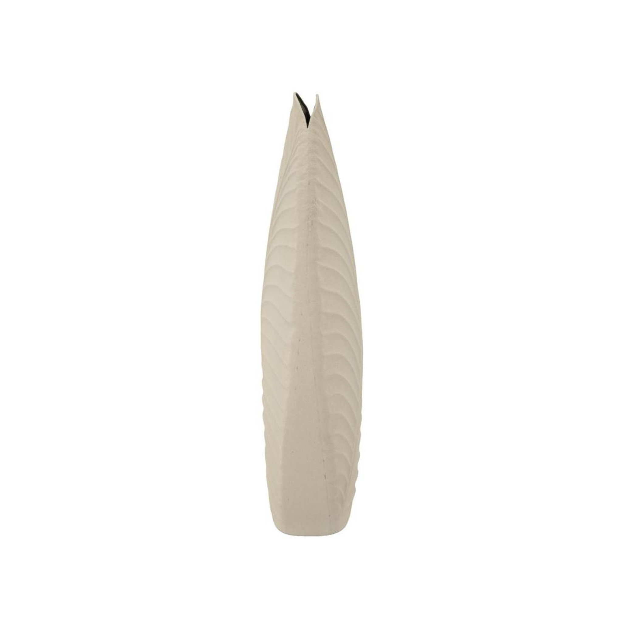 Voir la diapositive 2 : Paris Prix Vase design  dune  53cm crème