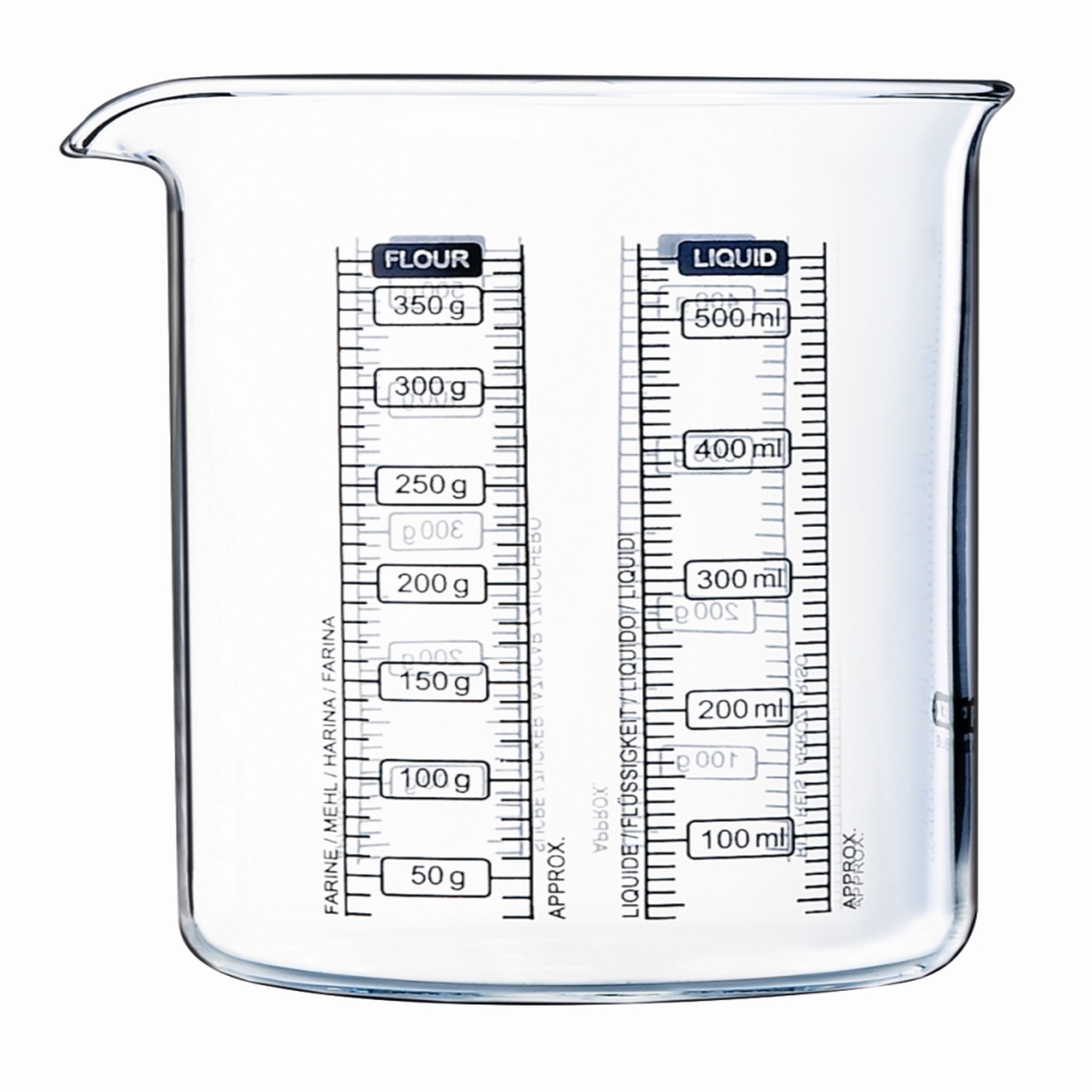 Voir la diapositive 2 : PYREX Doseur en verre 0,75 L KITCHEN LAB