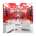 Paris Prix Papier Peint  Playing in Red & Black. Coloris disponibles : Multicolore