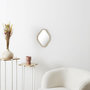 Voir la diapositive 2 : Paris Prix Miroir Déco Losange  Elio  34cm Naturel