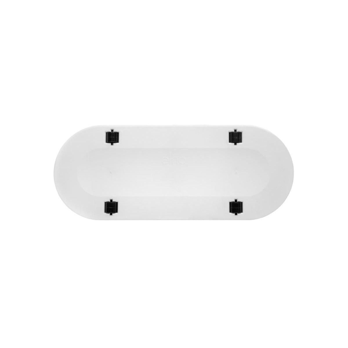 ELHO Jardinière Greenville Terrasse 78 x 35 x 33 cm avec roulettes - Blanc - Elho