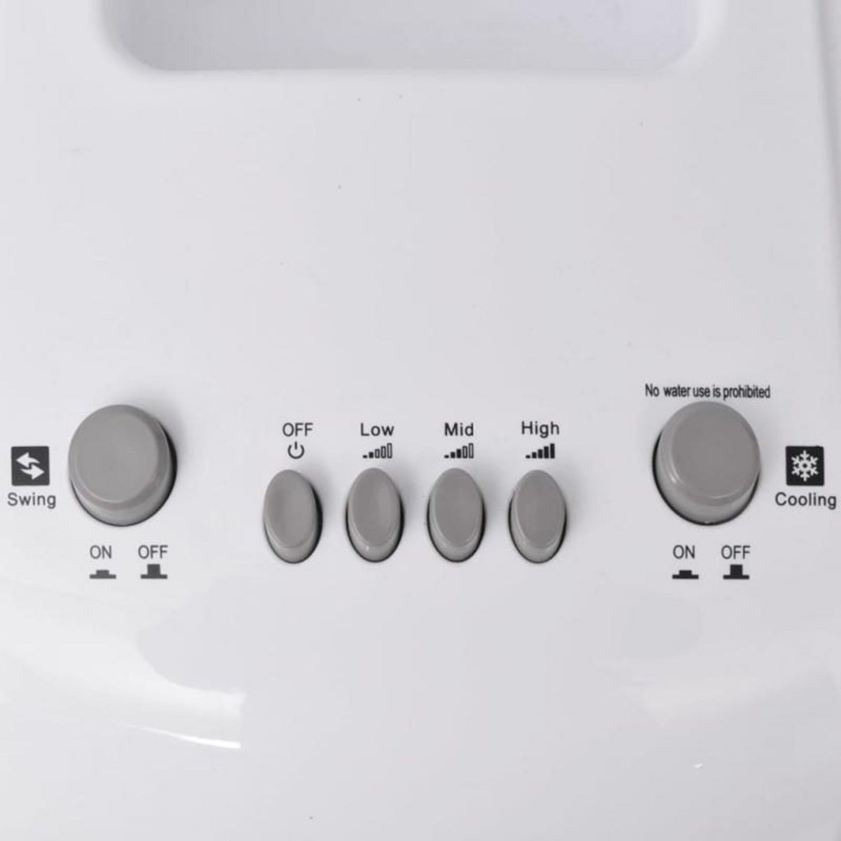 VIDAXL Refroidisseur d air portable 80 W 4 L 25x26x56 cm