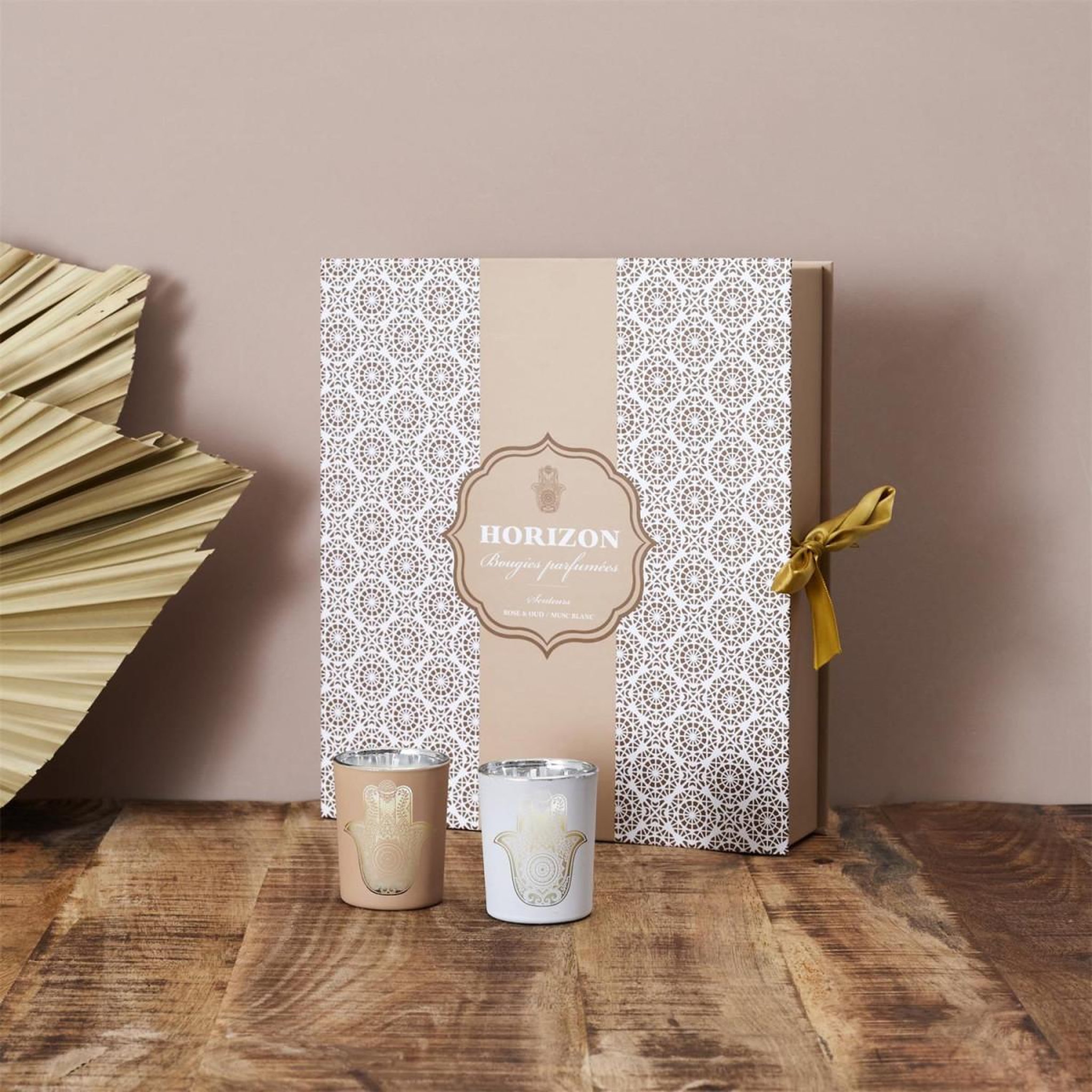 Voir la diapositive 6 : The Home Deco Factory Coffret 7 bougies parfumées  fatma  6cm blanc