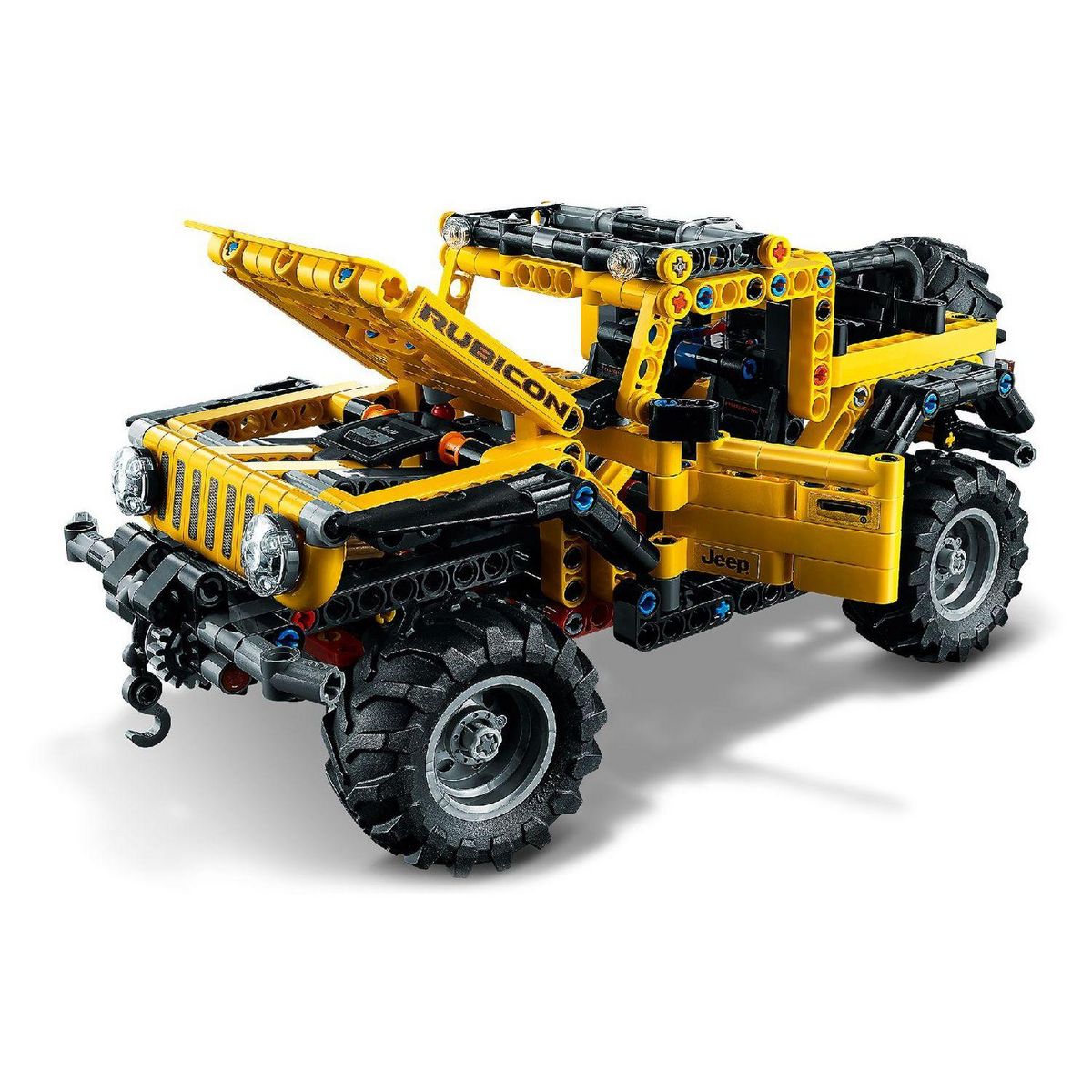 LEGO Technic 42122 Jeep Wrangler Rubicon Modèle de collection de 4x4, SUV tout-terrain