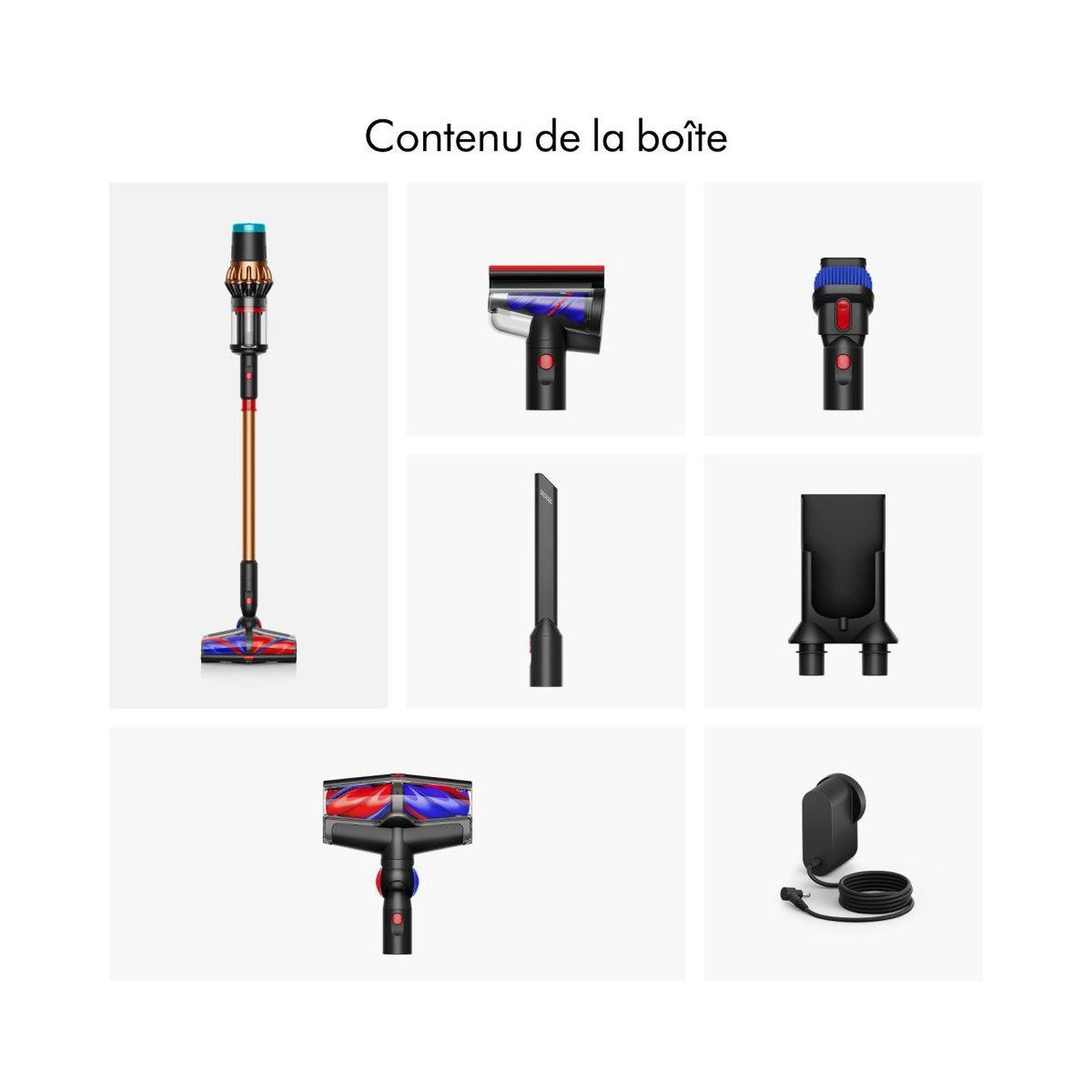 Voir la diapositive 4 : Dyson Aspirateur balai v16 piston animal