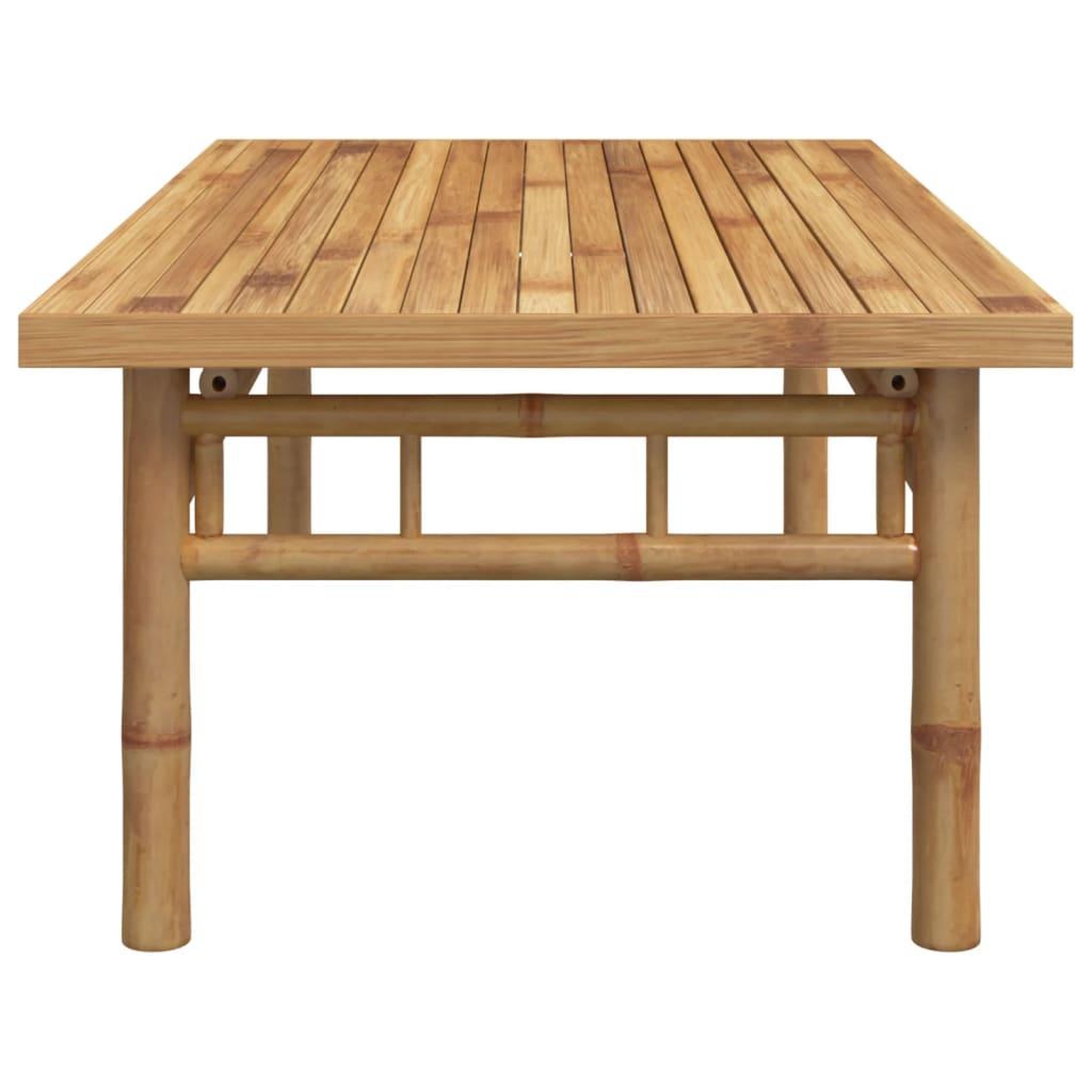 Voir la diapositive 4 : VIDAXL Table basse 110x55x35 cm bambou