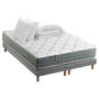 Voir la diapositive 3 : IDLITERIE Ensemble matelas Ressort 7 zones HYGGE + Sommier + couette + oreillers Fabriqué en France