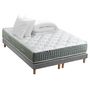 Voir la diapositive 3 : IDLITERIE Ensemble matelas Ressort 7 zones HYGGE + Sommier + couette + oreillers Fabriqué en France