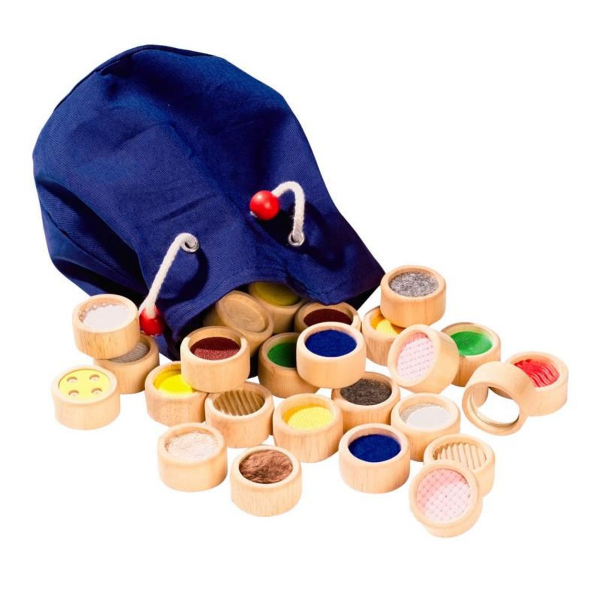 Goki Goki Mémo tactile des surfaces dans le sac