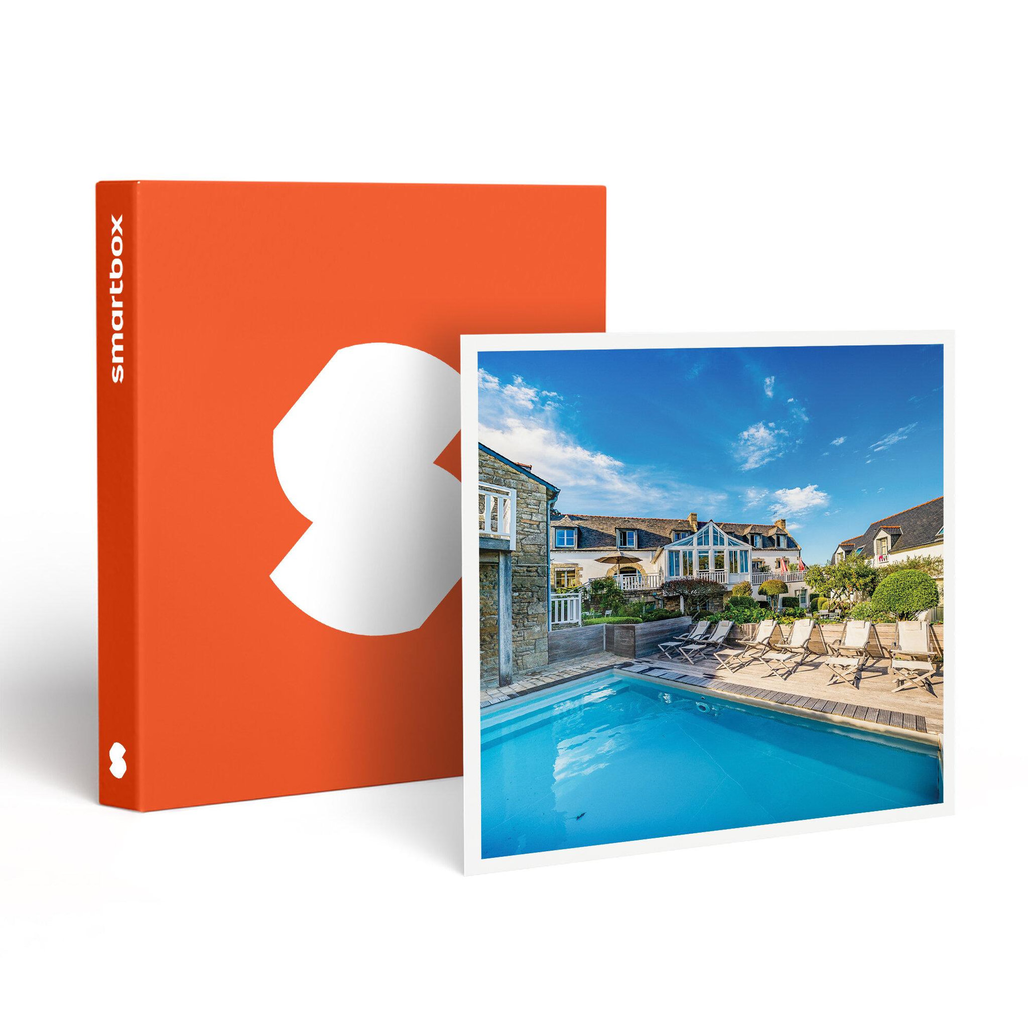 Smartbox Escapade à la trinité-sur-mer en hôtel 4* avec demi-bouteille de champagne et soin d'1h - coffret cadeau séjour