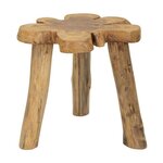 Paris Prix Table d'Appoint en Bois  Bintang  50cm Naturel
