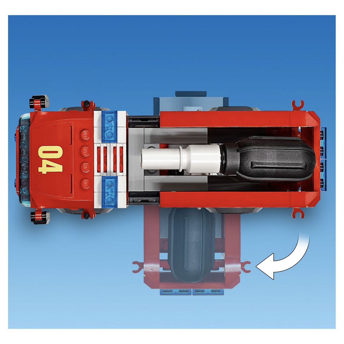 LEGO City 60214 - L'intervention des pompiers au restaurant de burgers