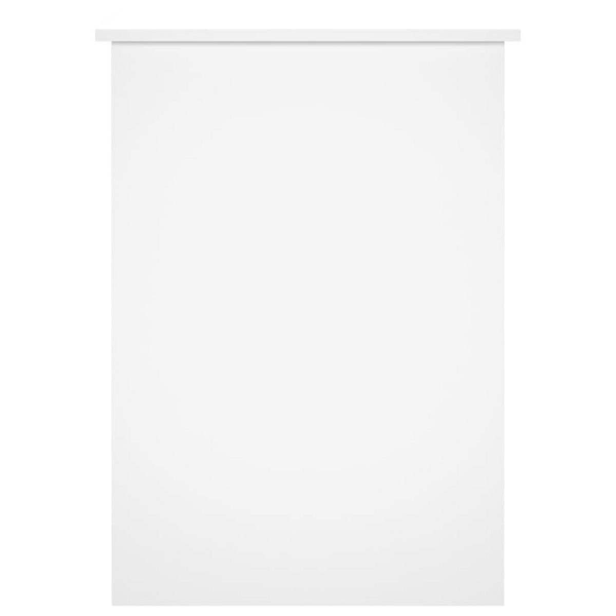 VIDAXL Bureau Blanc 100x55x75 cm Bois d'ingenierie