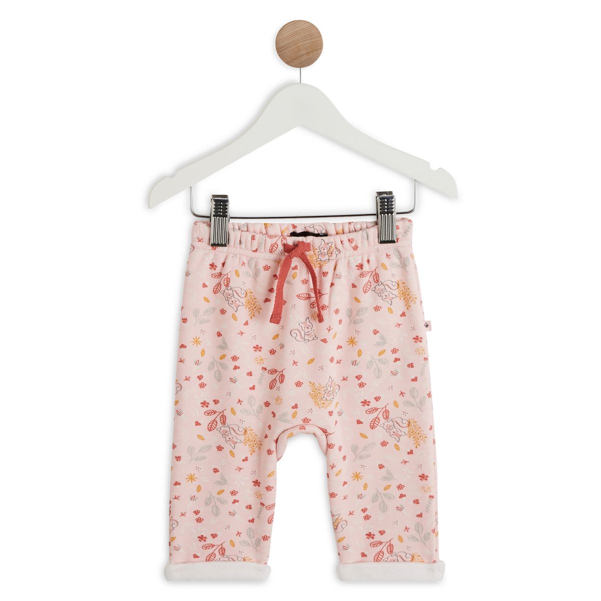 INEXTENSO Pantalon molleton de naissance écureuil bébé fille