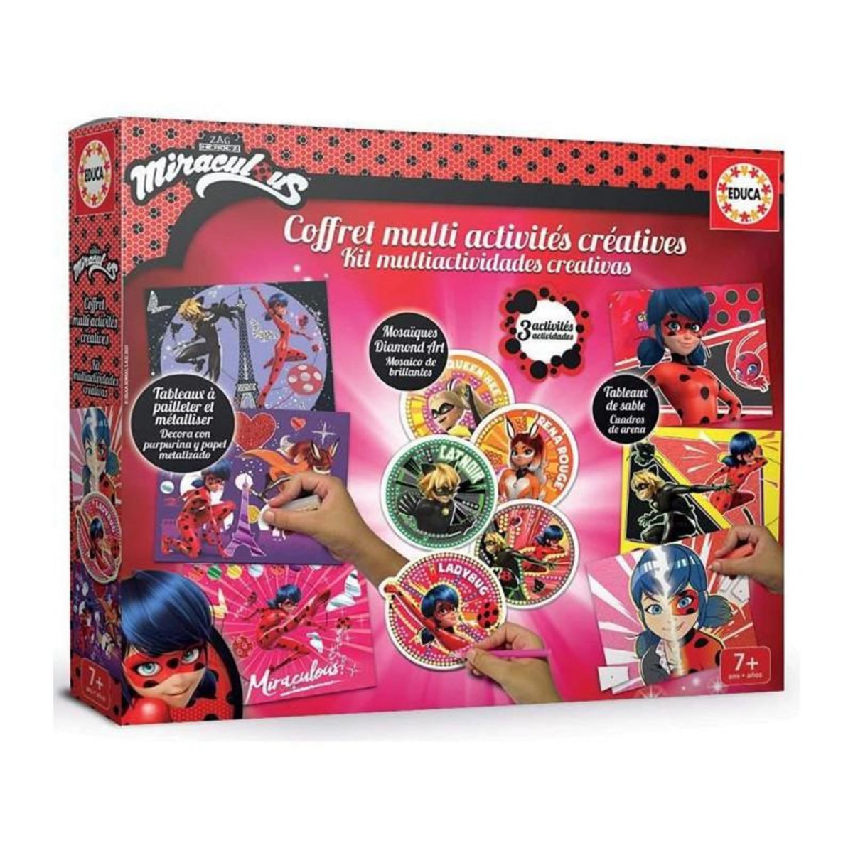 EDUCA Coffret Multi-activites Miraculous Ladybug - Loisirs creatifs - EDUCA - 18931