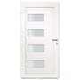 Voir la diapositive 4 : VIDAXL Porte d'entree Aluminium et PVC Anthracite 100x210 cm