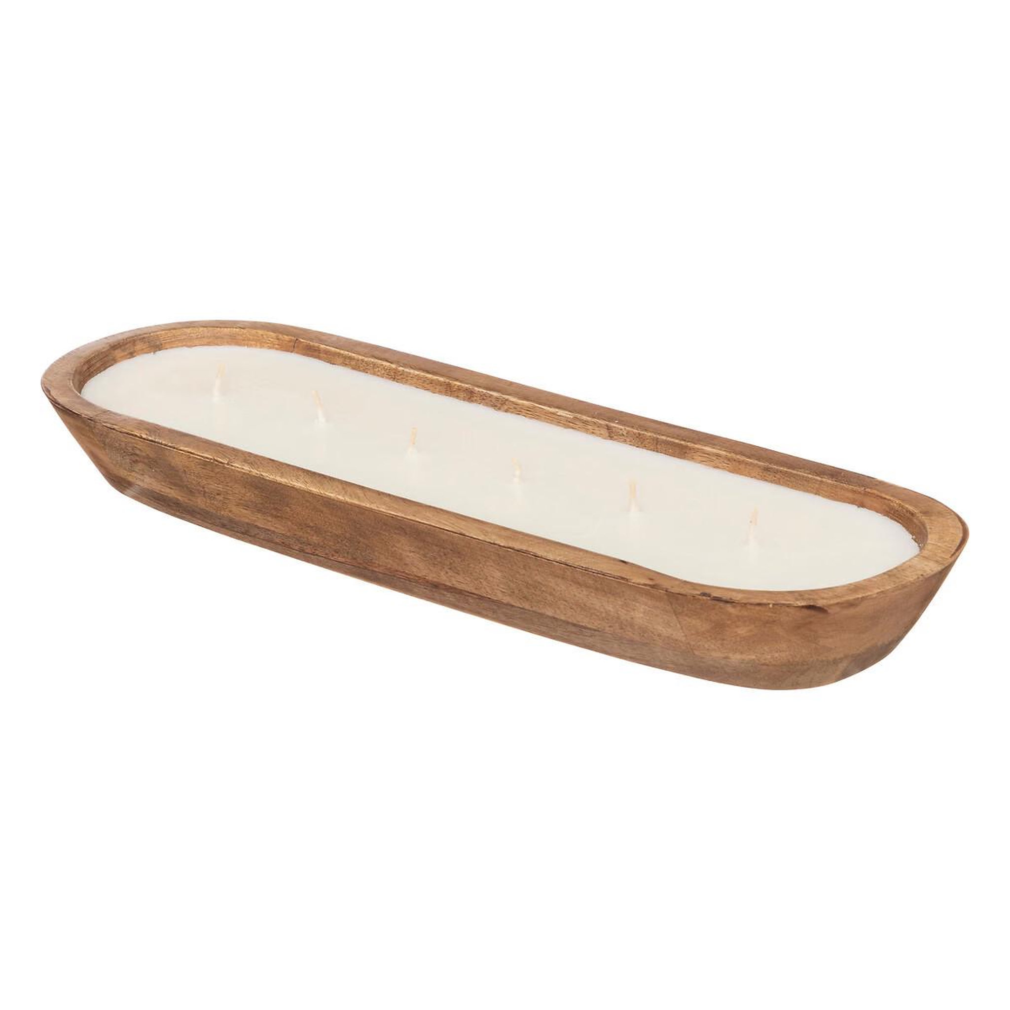 ATMOSPHERA Bougie parfumée en bois  paola  900g douceur de lin