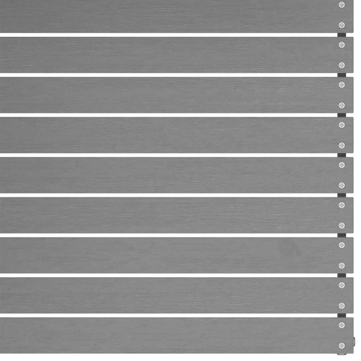 VIDAXL Canapes centraux de jardin coussins2pcs Gris Bois de pin massif