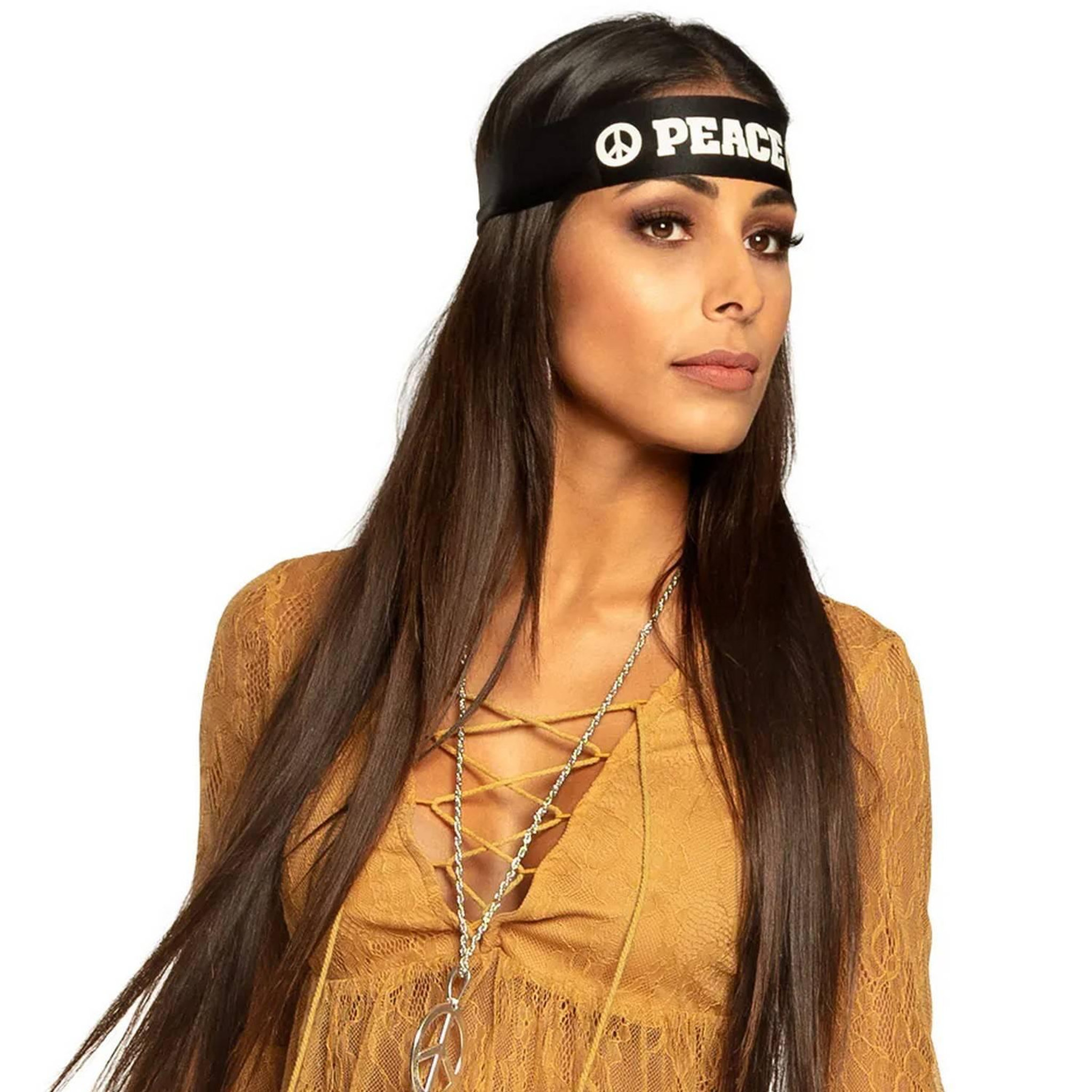 Voir la diapositive 2 : Boland Set accessoires Peace (bandeau, lunettes et collier)