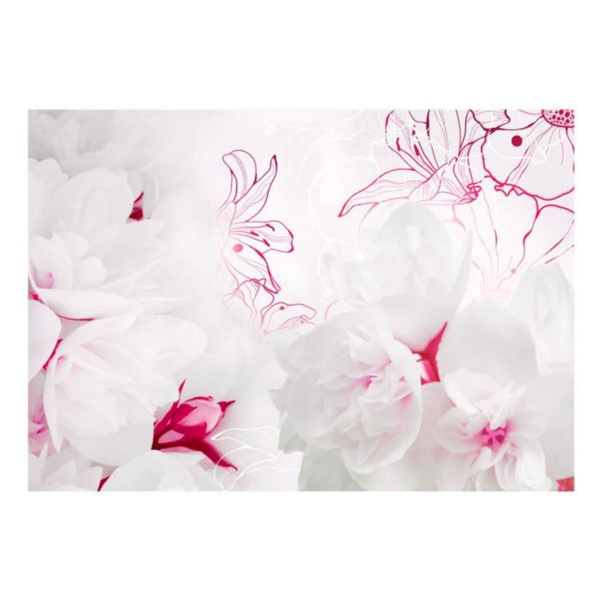 Paris Prix Papier Peint  Enveloped in White