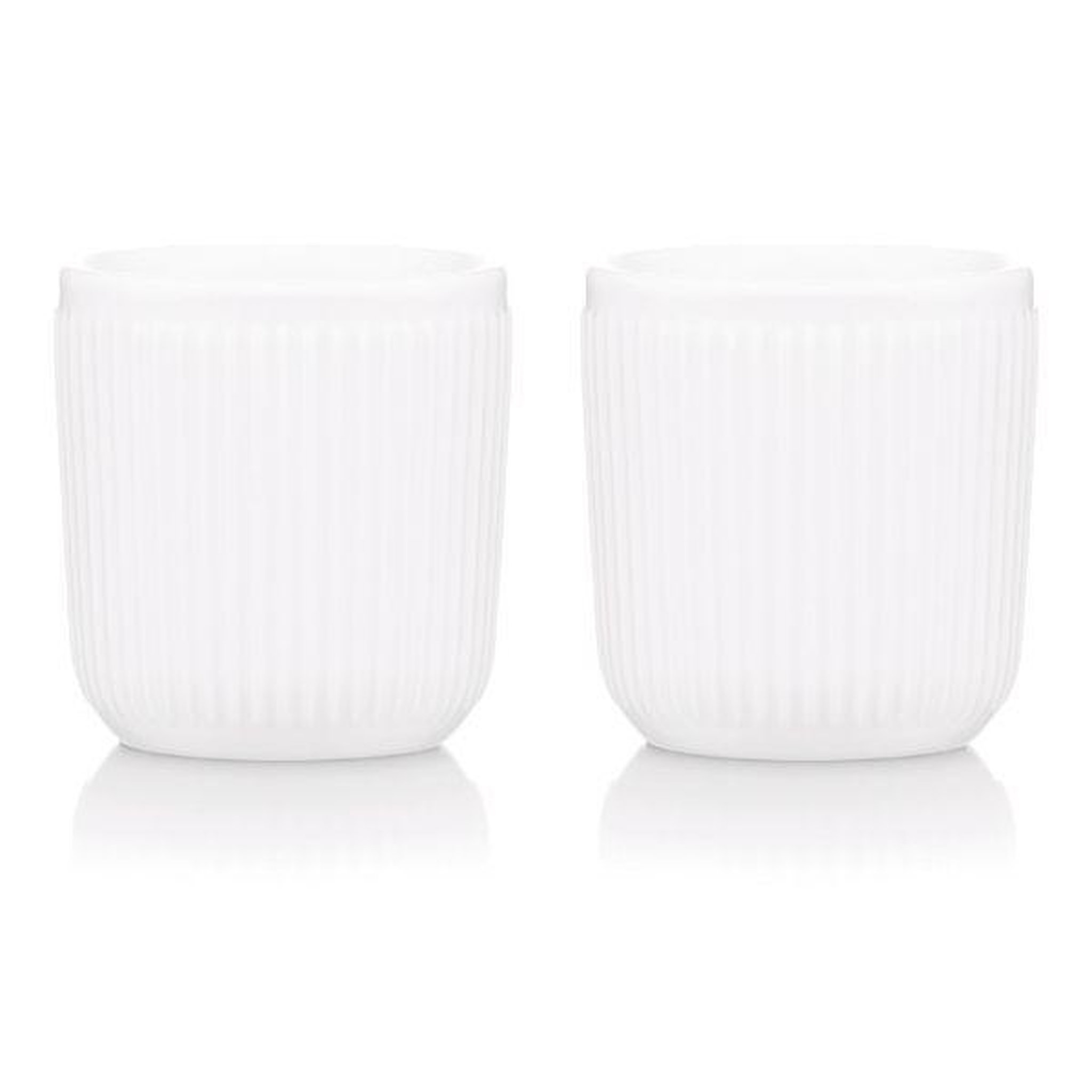 Bodum 2 tasses à café double paroi 10cl blanc - 12059-03