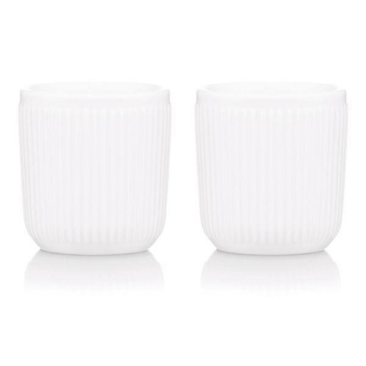Bodum 2 tasses à café double paroi 10cl blanc - 12059-03