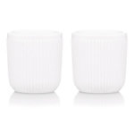 Bodum 2 tasses à café double paroi 10cl blanc - 12059-03