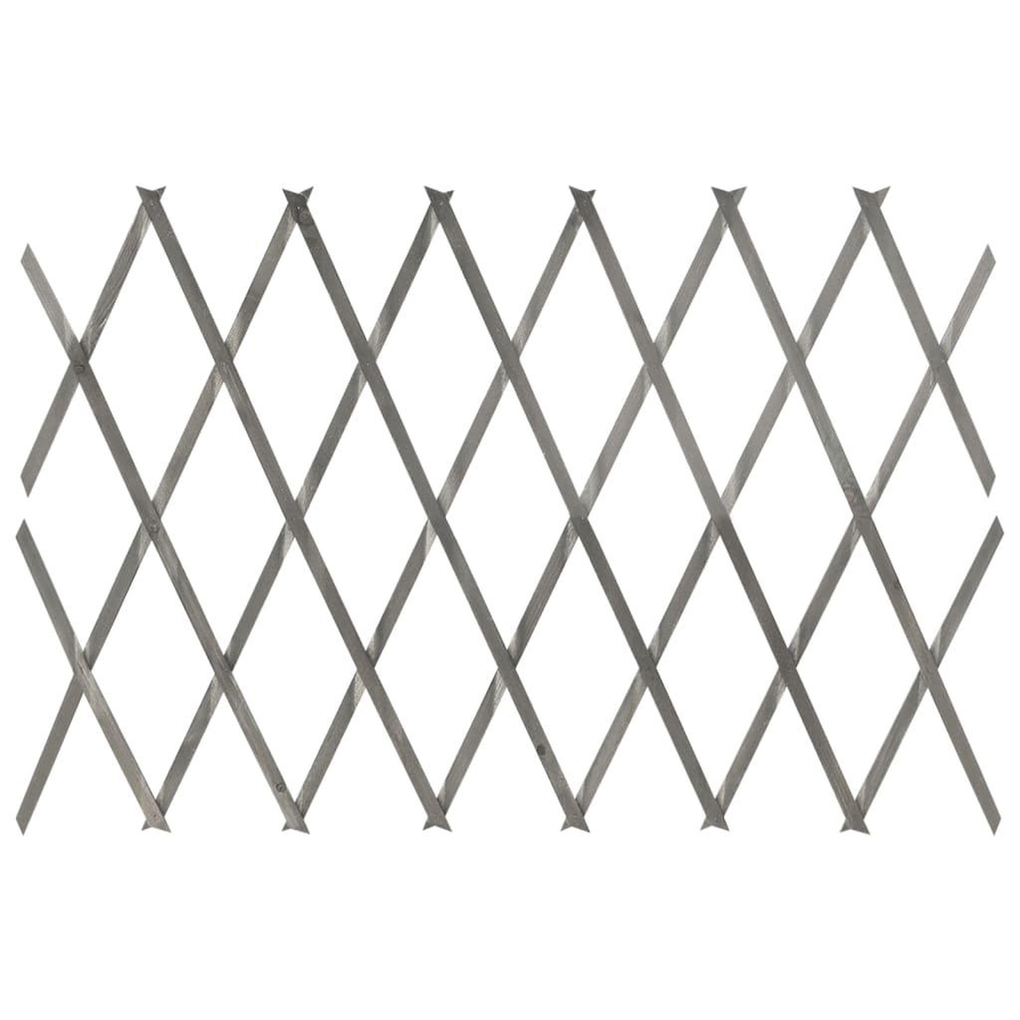 Voir la diapositive 4 : VIDAXL Cloture a treillis 5 pcs Gris Bois de sapin massif 180x60 cm
