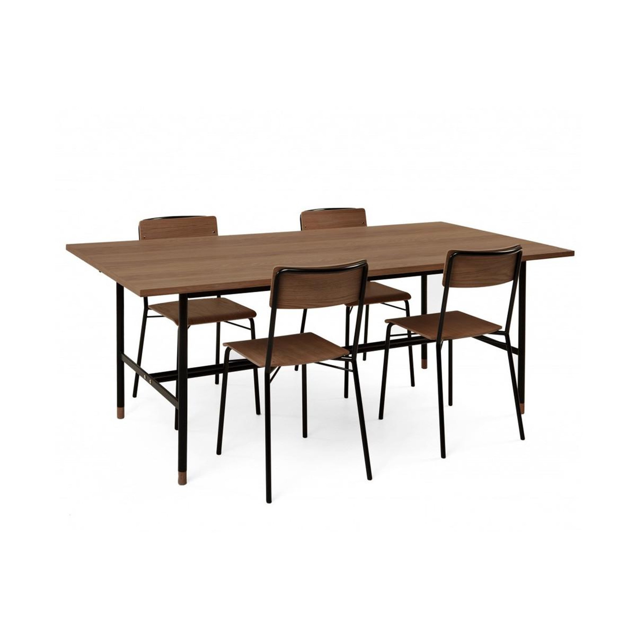 Voir la diapositive 2 : Paris Prix Table de repas design  jugend  200cm noyer