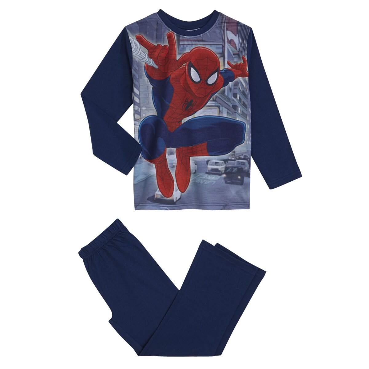 SPIDERMAN Pyjama Spiderman Garçon du 2 au 8 ans