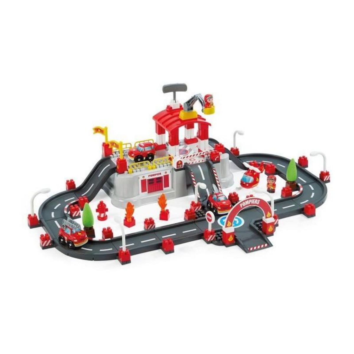 Ecoiffier ECOIFFIER Abrick 1349 - Baril circuit pompiers - 18 mois - Au feu les pompiers