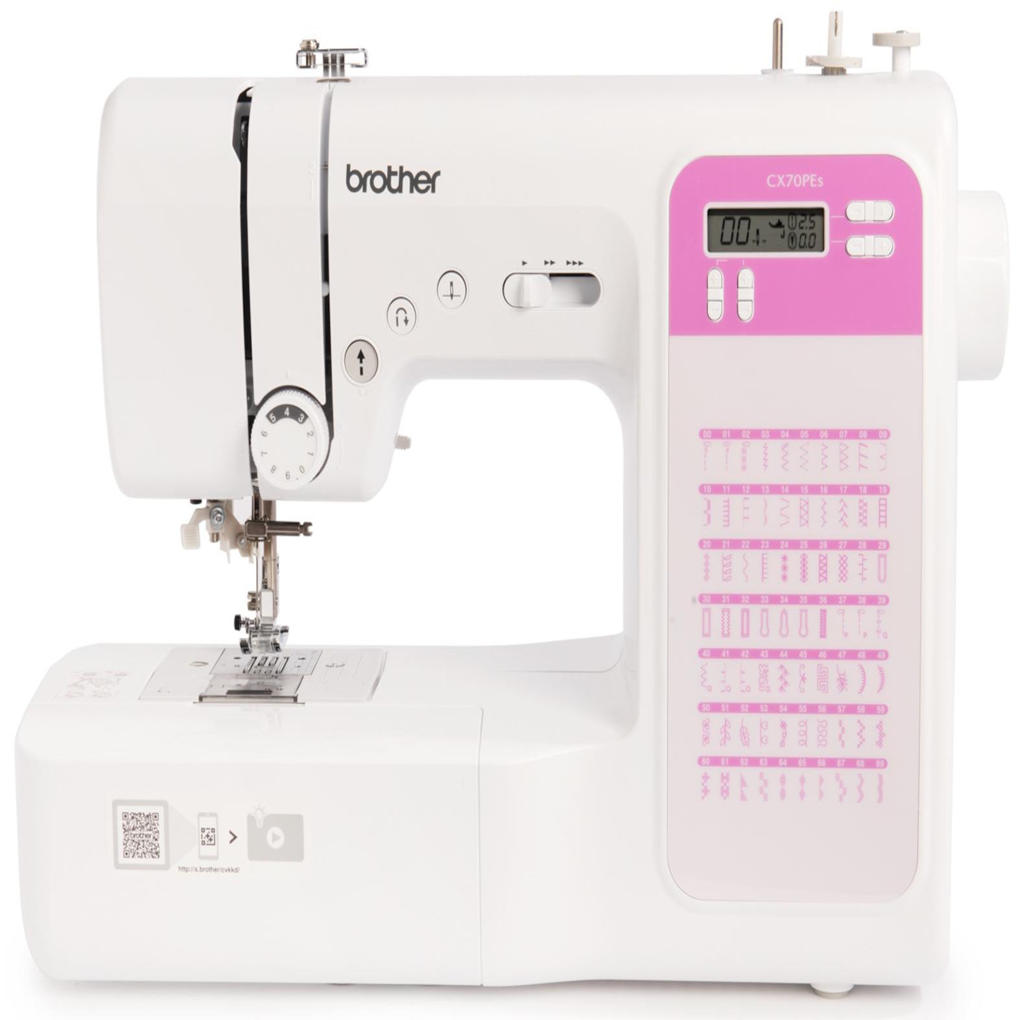 Brother Machine à coudre électronique brother cx70 pes ( patchwork edition ) 70 programmes de couture