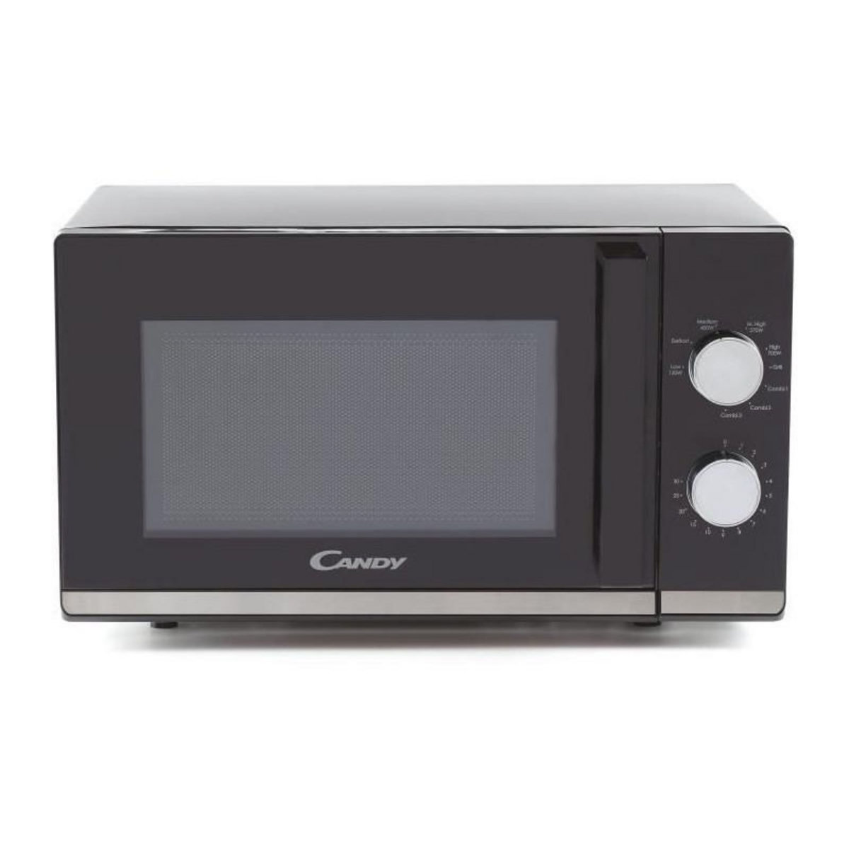 Candy CMG20TNMB Micro-ondes Gril CANDY Moderna 20L 700W - Gril 900W - UI mécanique 6 niveaux de puissance - Fonction Décongélation