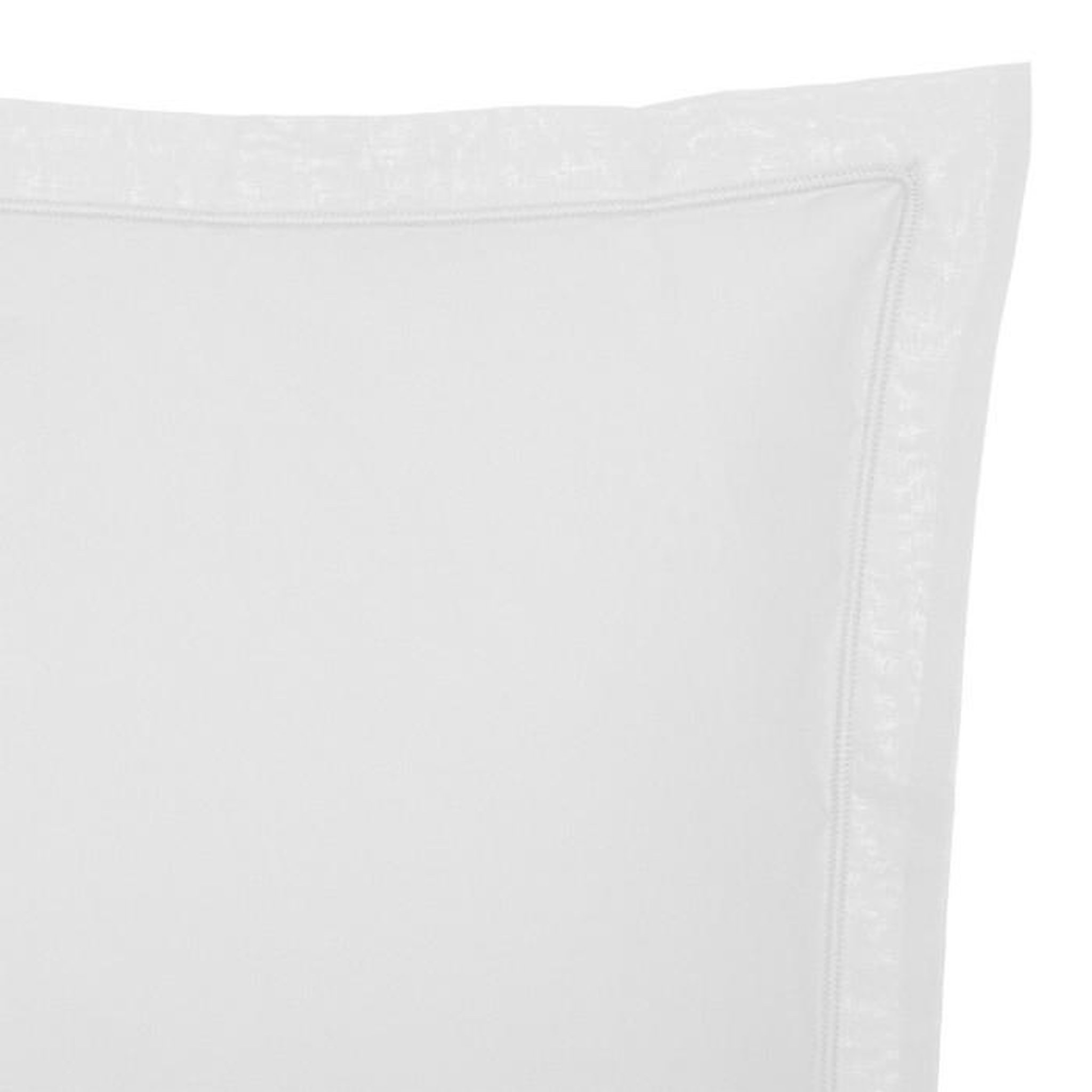 Voir la diapositive 2 : ATMOSPHERA Taie d'Oreiller  Percale  63x63cm Blanc