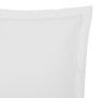 Voir la diapositive 2 : ATMOSPHERA Taie d'Oreiller  Percale  63x63cm Blanc