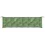Voir la diapositive 5 : VIDAXL Coussins de banc de jardin lot de 2 motif de feuilles tissu