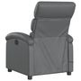 Voir la diapositive 5 : VIDAXL Fauteuil de massage inclinable electrique gris similicuir