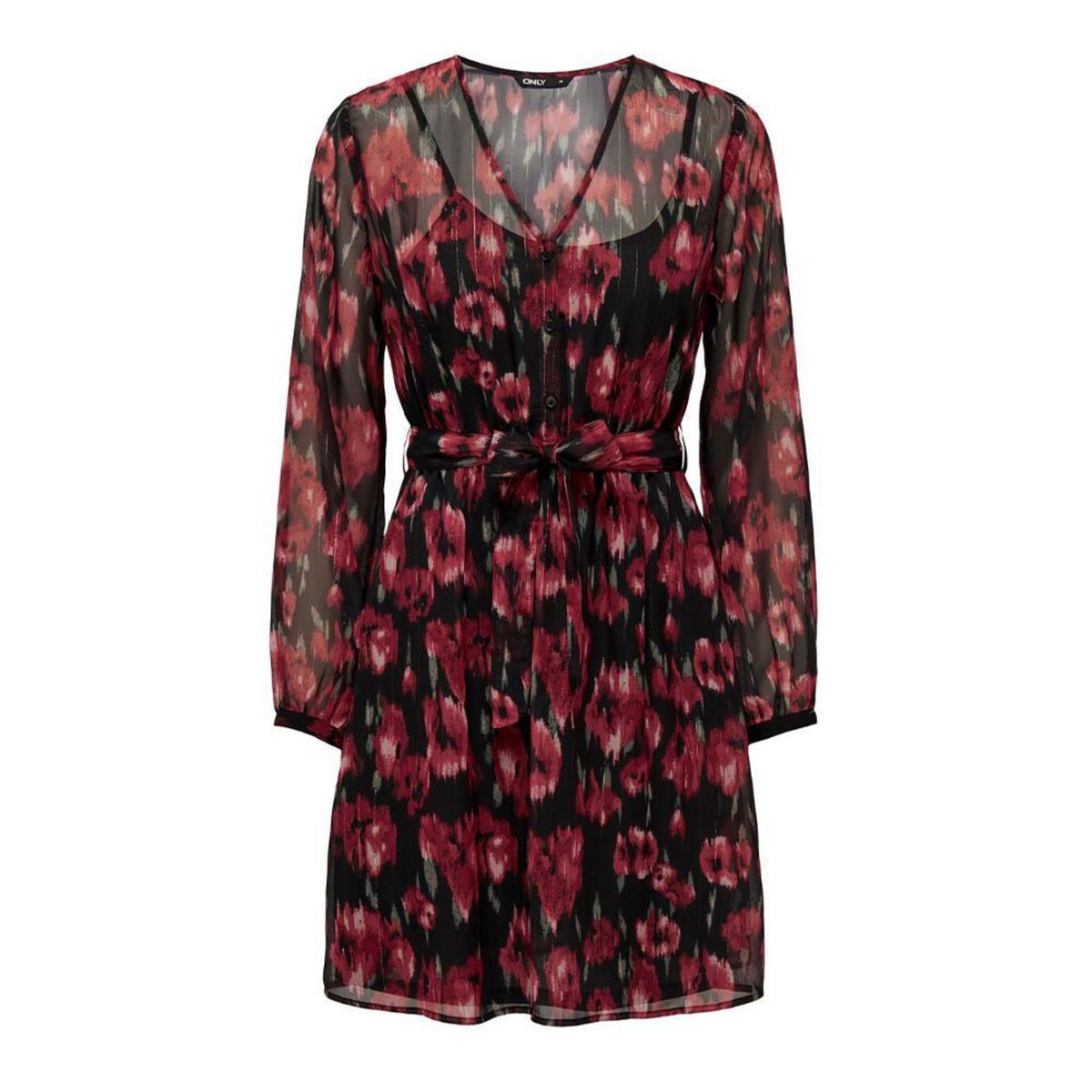 Only Robe Rouge/e Femme Only Marise